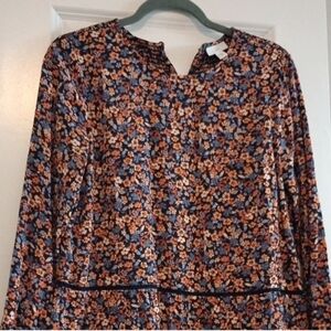 J. Jill Multicolor Floral Blouse